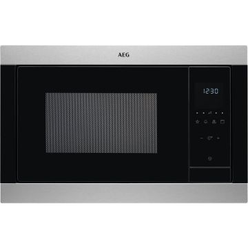 AEG Cuptor cu microunde incorporabil AEG MSB2547D-M, 23 l, 900 W, Grill, Timer, Inox antiamprenta