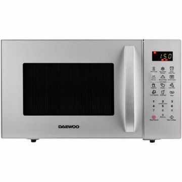Cuptor cu microunde Daewoo KOR-91RBS-1, 23l, 900 W, Grill 1000W, Control digital, Display LED, 10 programe, Functie ceas, Program popcorn