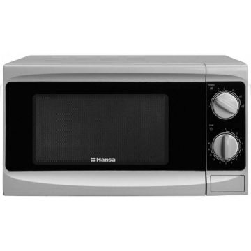 Cuptor cu microunde Hansa AMG20M70GSVH, 700 W, 20 L, Grill, Silver