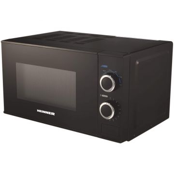 Cuptor cu microunde Heinner HMW-20MB, 700 W, 20 L