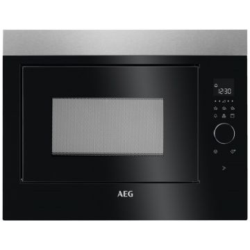 Cuptor cu microunde incorporabil AEG MBE2658DEM, 25.3 l, 900 W, Grill, Negru