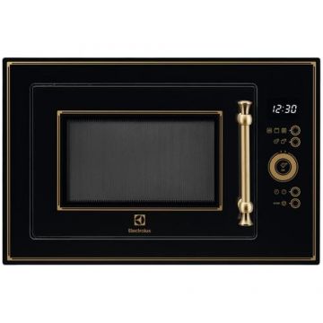 Cuptor cu microunde incorporabil Electrolux EMT25203OK, 25 L, 900 W, Grill, Afisaj digital, Timer (Negru)