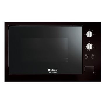 Cuptor cu microunde incorporabil Hotpoint MWK 212 K HA, 24 l, 900 W, grill, negru