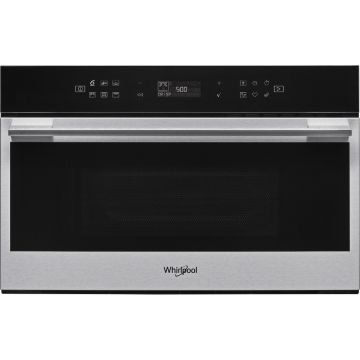 Cuptor cu microunde incorporabil Whirlpool W7 MD440, 31 l, 800 W, Grill, Inox