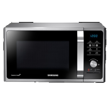 Cuptor cu microunde Samsung MS23F301TAS/OL, 23 l, Interior Ceramic, 800W (Argintiu)