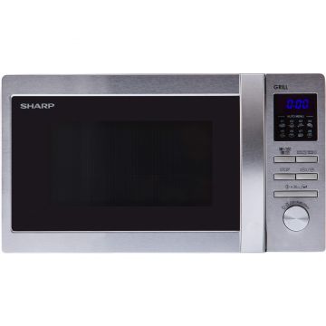 Cuptor cu microunde Sharp R-622STWE, 800 W, 20 L, Grill