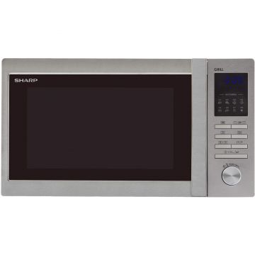 Cuptor cu microunde Sharp R-722STWE, 900 W, 25 L, Grill