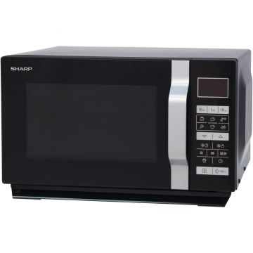 Cuptor cu microunde Sharp R-760BK, 900 W, 23 L, Grill