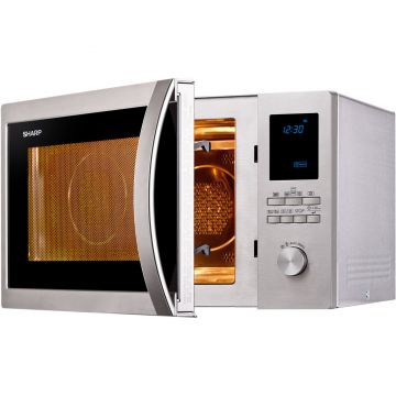 Cuptor cu microunde Sharp R-982STWE, 1000 W, 42 L, Grill Cuptor cu microunde Sharp R-982STWE, 1000 W, 42 L, Grill
