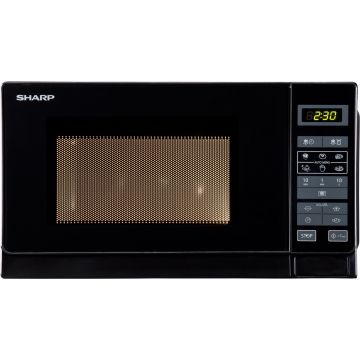 Cuptor cu microunde Sharp R242BKW, 800 W, 20 L