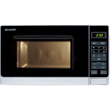 Cuptor cu microunde Sharp R242INW, 800 W, 20 L