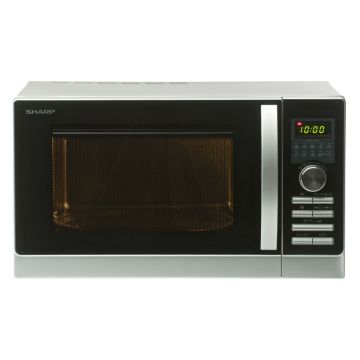 Cuptor cu microunde Sharp R842INW, 900 W, 25 L, Grill, Rotisor