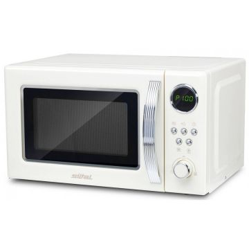 Cuptor Microunde Bella Mod 720 Cream Putere 700 W Capacitate 20 l Auto Menu Dezghetare Timer Crem