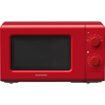 Daewoo Cuptor cu microunde Daewoo KOR-6S20R-1, 20 l, 700 W, Mecanic, Rosu