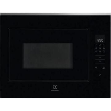 Electrolux Cuptor cu Microunde incorporabil KMFD264TEX, 26 l, Control electronic, 900 W, Gril, Timer, Afisaj digital, Avertizare sonora, Afisaj LED, Negru-Inox