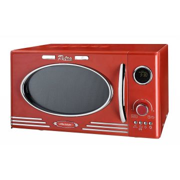 KALORIK Cuptor cu microunde Kalorik MW2500DGR, 25 litri, 900 W, Design Vintage, Functie Grill, Digital, Easy-Clean, Rosu KALORIK Cuptor cu microunde Kalorik MW2500DGR, 25 litri, 900 W, Design Vintage, Functie Grill, Digital, Easy-Clean, Rosu