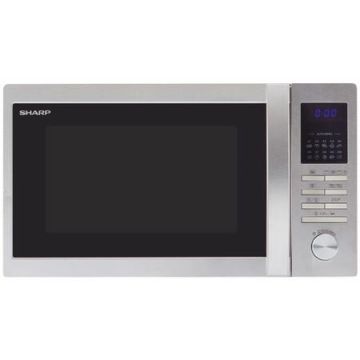 Sharp Cuptor cu microunde Sharp R822STWE, 25l, 900 W, Grill, Convectie, Digital, Inox