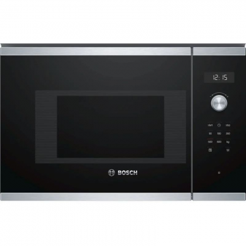 BOSCH Cuptor cu microunde incorporabil Bosch BFL524MS0, 20 l, 800 W, 7 programe, Control digital, Negru