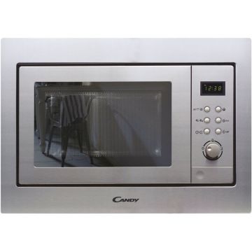 CANDY Cuptor cu microunde incorporabil Candy MIC 201 EXEE, 20 l, 800 W, Grill, Timer, Child lock, Afisaj digital, 8 trepte, Inox