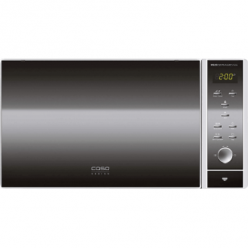 CASO Cuptor cu microunde CASO MG25 Ceramic menu, 900 W, 25 l, 10 Trepte de putere, Functie Grill, Negru-Argintiu CASO Cuptor cu microunde CASO MG25 Ceramic menu, 900 W, 25 l, 10 Trepte de putere, Functie Grill, Negru-Argintiu