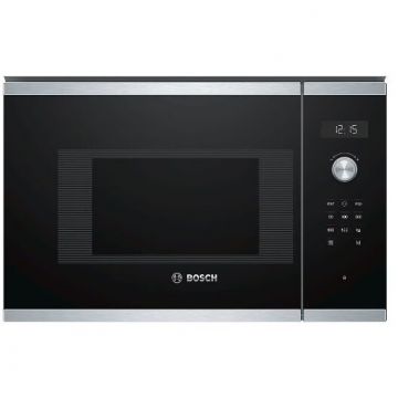 Cuptor cu Microunde BFL524MS0 Incorporabil 800W 20L 7 Programe Control Digital Curatare Hidrolitica Negru