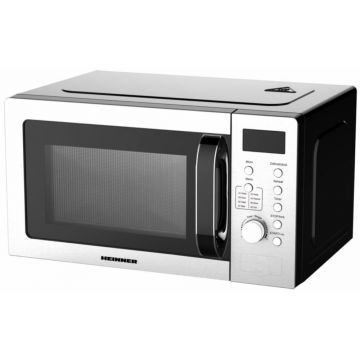 Cuptor cu microunde Heinner HMW-D2060SS, 700 W, 20 l, 5 trepte de putere, Inox