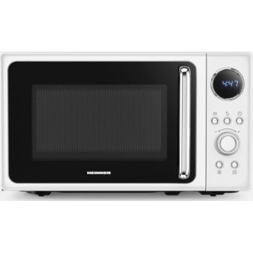 Cuptor cu microunde Heinner HMW-MD20DRWH, 20 L, 800 W, Alb