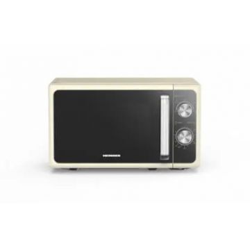 Cuptor cu microunde Heinner HMW-MD20MRCR – 20 L, 800 W, control mecanic, timer 35 min, crem