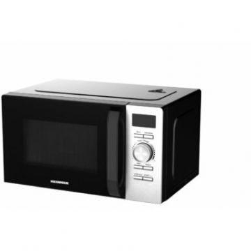 Cuptor cu Microunde HMW-D2060BK 20L 700W Timer Functie Defrost 5 Trepte de Putere Negru/Argintiu