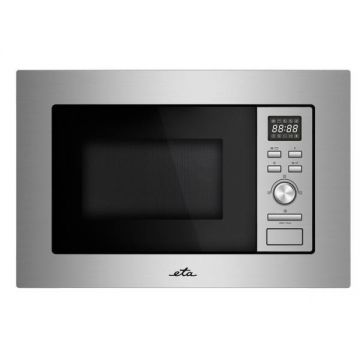 Cuptor cu microunde incorporabil ETA 479990000, 1000 W + 800 W, 8 programe, otel inoxidabil