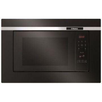 Cuptor cu microunde incorporabil Hansa AMG20BFH, 20 L, 700 W, Grill (Negru)