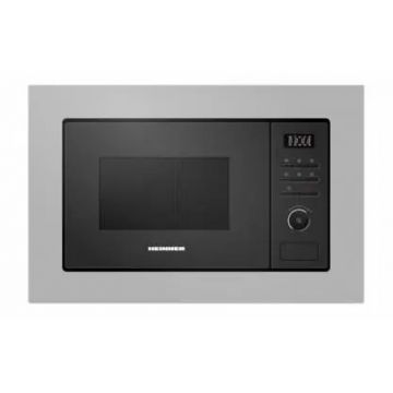 Cuptor cu microunde incorporabil Heinner HMW-MD20BISS – 20 L, 800 W, grill 1000 W, display LED, inox