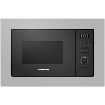 Cuptor cu microunde incorporabil Heinner HMW-MD20BISS, 800 W, 20 l, Grill, Control digital, Functie decongelare, Speedy Cooking, Inox Cuptor cu microunde incorporabil Heinner HMW-MD20BISS, 800 W, 20 l, Grill, Control digital, Functie decongelare, Speedy Cooking, Inox