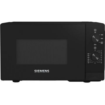 Cuptor cu microunde Siemens iQ300 FF020LMB2, 20 l, Platou rotativ 27 cm, LED, 800 W (Negru)