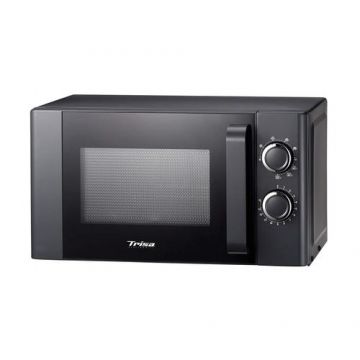 Cuptor cu microunde Trisa Micro Grill 7654.4112, Putere 700W, Capacitate 20L, Control Mecanic, Design modern, Timer 30 min, Culoare Negru