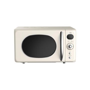 Cuptor cu microunde Zilan ZLN1245 RETRO, Putere 700W, Capacitate 20L, Functie de dezghetare, Afisaj digital, Temporizator