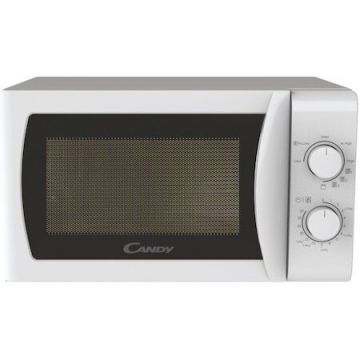 Cuptor Microunde 20l 700W 5 Nivele Putere Control Mecanic Functie Grill 4 Programe Automate De Gatit Alb