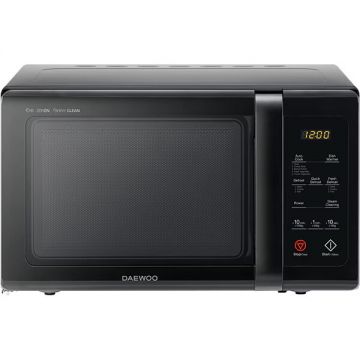 Daewoo Cuptor cu microunde Daewoo KOR-91RBK-2, 23 l, 800 W, Control digital, Display LED, Negru