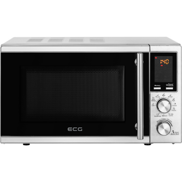 ECG Cuptor cu microunde ECG MTD 2072 GSE, 20L, 700W, Grill, 8 programe, Argintiu