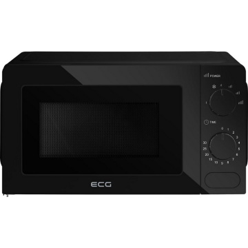 ECG Cuptor cu microunde ECG MTM 1774 BE, 17 litri, 700W, 6 niveluri de putere, timer, Negru