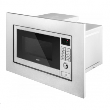 ECG Cuptor cu microunde incorporabil ECG MTD 2081 VGSS, 20 litri, 1200 W, 5 niveluri de putere, 9 programe, Argintiu
