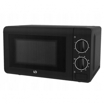Gotiva Cuptor cu microunde UD MG20L-BK, 20L, 700W, Control mecanic, Grill, Negru