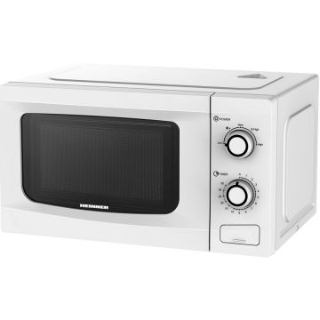 HEINNER Cuptor cu microunde Heinner HMW-M2035WH, 20 l, 700 W, Control mecanic, Timer, Alb
