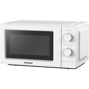 HEINNER Cuptor cu microunde Heinner HMW-MD20IVWH, 19 l, Control mecanic, 700 W, Platou 24.5 cm, Alb