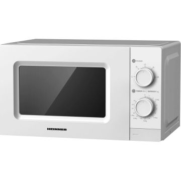 HEINNER Cuptor cu microunde Heinner HMW-MD20MWH, 20 l, Control mecanic, 700 W, Alb