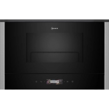 NEFF Cuptor cu microunde incorporat, Neff, NR4GR31N1,21 L 360 W, otel inoxidabil, Negru