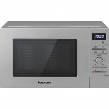 Panasonic Cuptor cu microunde, 20 litri, putere 800W, NN-S29KSMEPG, 5 trepte de putere, programe automate 9, Panasonic, Gri
