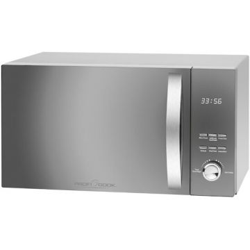 ProfiCook Cuptor cu microunde si grill ProfiCook PC-MWG 1176 H, 2300W, Capacitate 23 L, Timer, Platou 27 cm, Inox