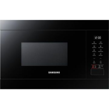 Samsung Cuptor cu microunde incorporabil MS22T8254AB, 850 W, capacitate 22 L, Interior din ceramica, Negru