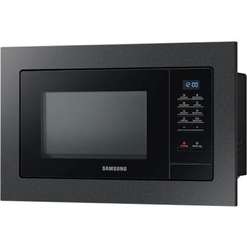 Samsung Cuptor cu microunde Samsung MS23A7013AB/EO, 23 litri, 800W, incorporabil, interior email ceramic